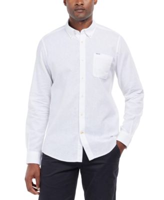 Barbour - Men's Nelson Tailored-Fit Solid Button-Down Shirt