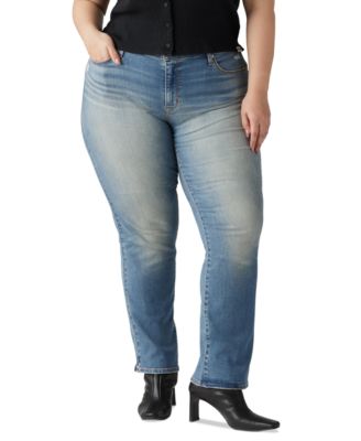Levi's - Plus Size Classic Mid-Rise Straight-Leg Jeans
