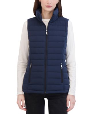 Nautica - Women's Stand-Collar Zip-Front Puffer Vest