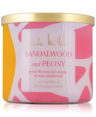 Nicole Miller - Sandalwood & Peony Candle, 14.5 oz.