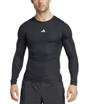 adidas - Men's Fitted Crewneck Tech-Fit Compression Shirt