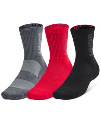 Under Armour - Men's 3-Maker 3-Pk. Moisture-Wicking Mid-Crew Socks