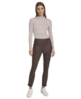 Marc New York - Women's Faux-Suede Skinny Pants