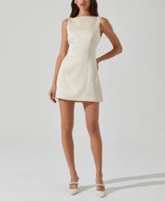 ASTR the Label - Women's Alisanne Boat-Neck Sleeveless Dress
