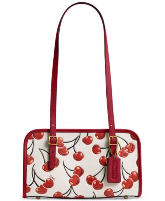 COACH - Originals Cherry Print Leather Swing Shoulder Bag