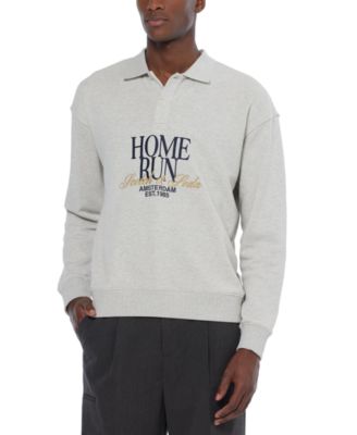 SCOTCH & SODA - Men's Relaxed-Fit Logo Embroidered Polo Sweatshirt