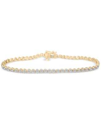 Macy's - Diamond Bracelet (2 ct. t.w.) in 10k Yellow Gold