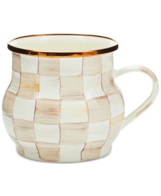Mackenzie-Childs - Mocha Check 16-Oz. Mug