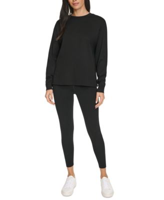 Calvin Klein - Women's Long-Sleeve Crewneck T-Shirt