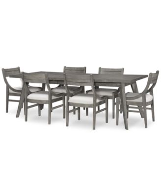 Furniture - Greystone II 7-Pc. Dining Set (Rectangular Table & 6 Chairs)