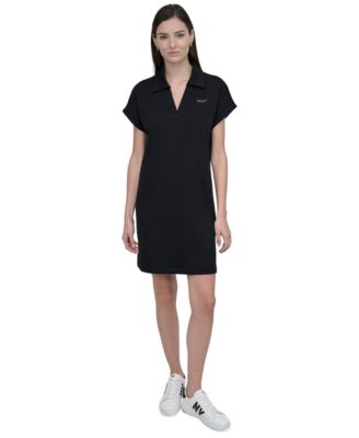 DKNY - Women's Mini Stud Logo Short-Sleeve Dress