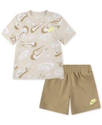 Nike - Baby Boys T-Shirt & French Terry Shorts, 2 Piece Set