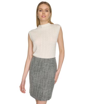 Calvin Klein - Women's Tweed Pencil Skirt