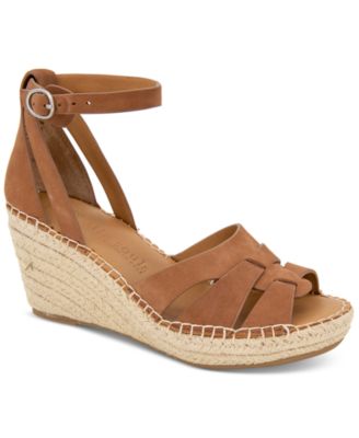 Gentle Souls - Women's Coolie Espadrille Wedge Sandals