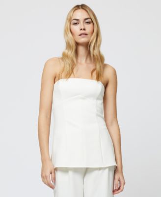 French Connection - Women's Azra Twill Strapless Top