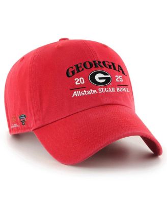 '47 Brand - Men's Red Georgia Bulldogs College Football Playoff 2025 Sugar Bowl Clean Up Adjustable Hat