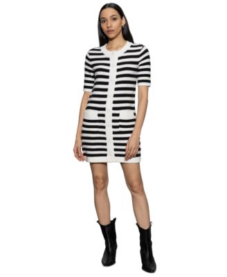 Sanctuary - Women's Button-Front Knit Mini Dress