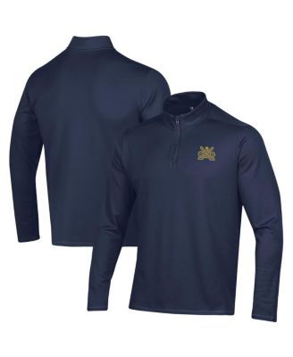 Under Armour - Men's  Navy Notre Dame Fighting Irish Ireland Motion Quarter-Zip Pullover Top