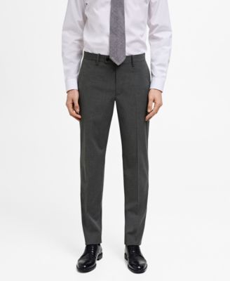 MANGO - Men's EU Slim-Fit Suit Pants