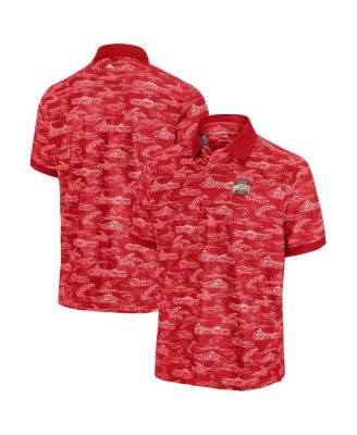Tommy Bahama - Men's  Scarlet Ohio State Buckeyes Sport Bay View Polo