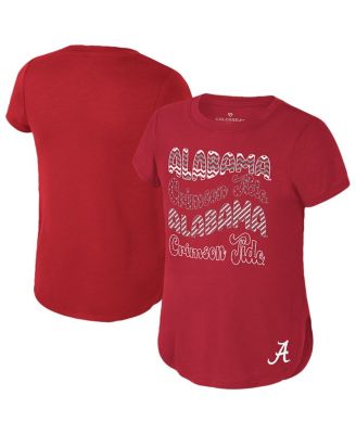 Colosseum - Big Boys and Girls Crimson Alabama Crimson Tide Rogan T-Shirt