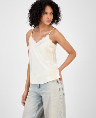 GUESS - Women's Tullia Lace-Trim Camisole
