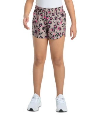 adidas - Big Girl Elastic Waistband Printed Woven Pacer Shorts