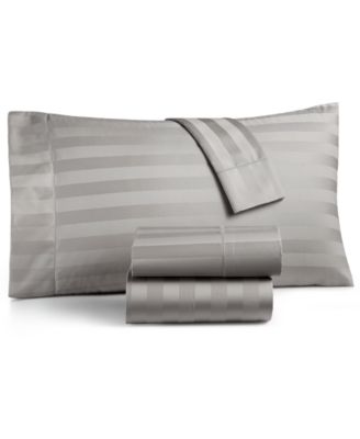 Charter Club - Damask Stripe Cotton 550-Thread Count 4-Pc. King Sheet Set