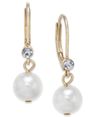 Charter Club - Imitation Pearl Drop Earrings