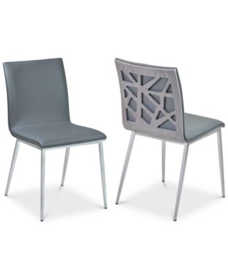 Armen Living - Crystal Dining Chair (Set of 2), Quick Ship