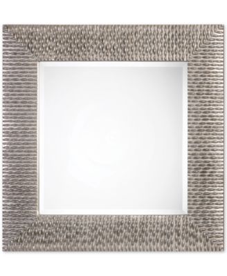 Uttermost - Cressida Distressed Silver Square Mirror
