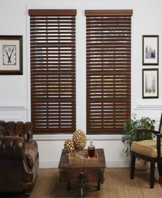 The Cordless Collection - 2 in. Cordless Faux Wood Venetian Blind, 31x72