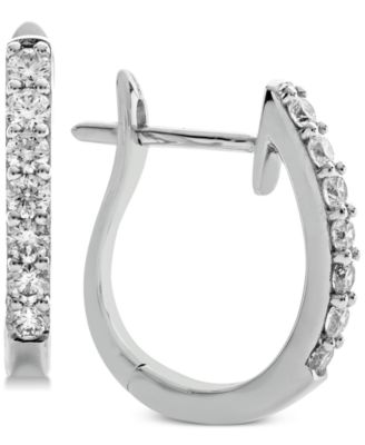Macy's - Diamond Hoop Earrings (1/2 ct. t.w.) in 14k Gold