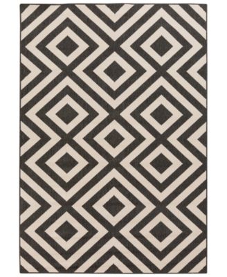 Livabliss - Alfresco ALF-9639 Black 2'3" x 4'6" Area Rug