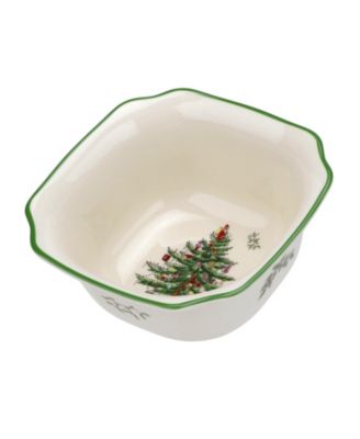 Spode - Christmas Tree Square Bowl