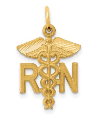 Macy's - Registered Nurse Charm in 14k Yellow Gold