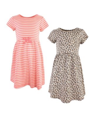Touched by Nature - Big Girls, Cotton Short-Sleeve Dress Set