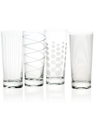 Mikasa - Clear Cheers Highball Glasses, Set of 4