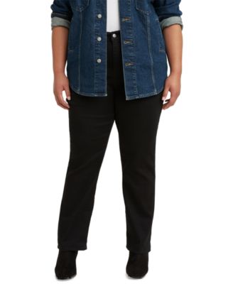Levi's - Trendy Plus Size 724 High-Rise Straight-Leg Jeans
