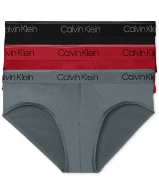 Calvin Klein - Men's 3-Pack Microfiber Stretch Low-Rise Briefs