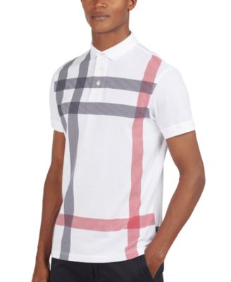 Barbour - Men's Blaine Oversized Tartan-Print Polo