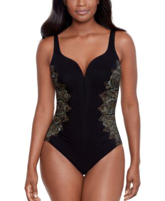 Miraclesuit - Women's Tummy Control One-Piece Swimsuit