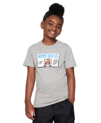 Nike - Big Kids Sportswear Graphic Cotton T-shirt