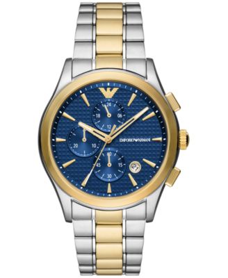Emporio Armani - Men's Chronograph Paolo Two-Tone Stainless Steel Bracelet Watch 42mm