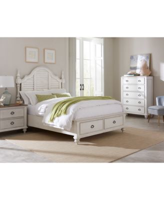 Furniture - Mandeville 3pc Bedroom Set (Louvered Queen Storage Bed + Drawer Chest + 2-Drawer Nightstand)