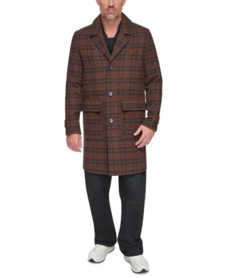 Marc New York - Men's Bexar Plaid Overcoat