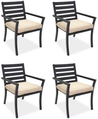 Agio - Astaire Outdoor 4-pc Dining Chair Bundle Set