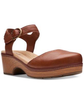 Clarks - Paizlee Bay Clog-Style Block Heel Platform Shoes