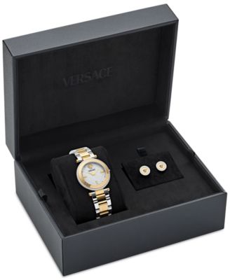 Versace - Women's Swiss Two-Tone Stainless Steel Bracelet Watch 35mm