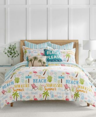 Levtex - Home Beach Days Reversible 3-Pc. Duvet Cover Set, Queen
